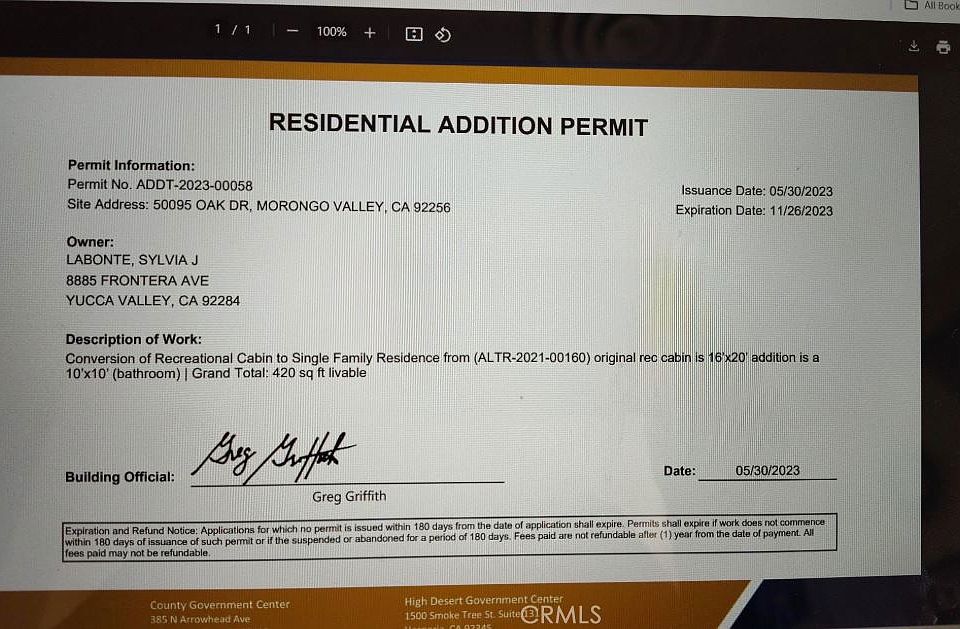 1st image of 50095 Oak Dr