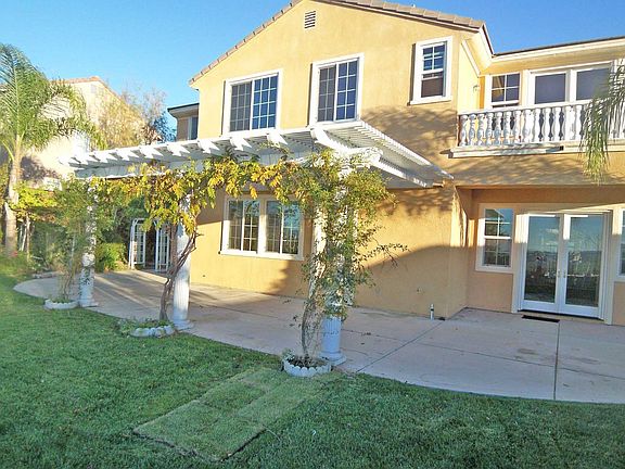 A view of the rear of the home