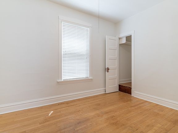 Larger bedroom with small walk in closet