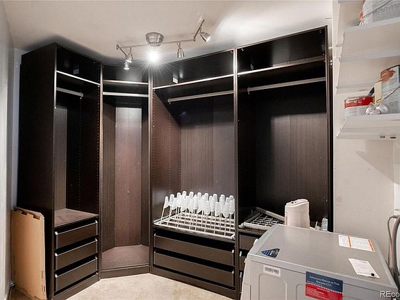 Walk-in closet with Washer/Dryer