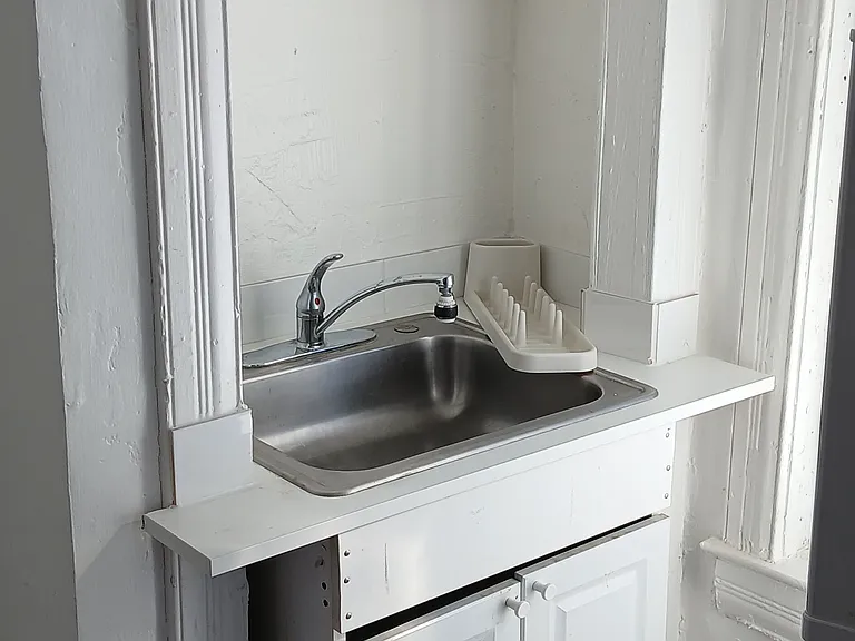 Sink in kitchenette