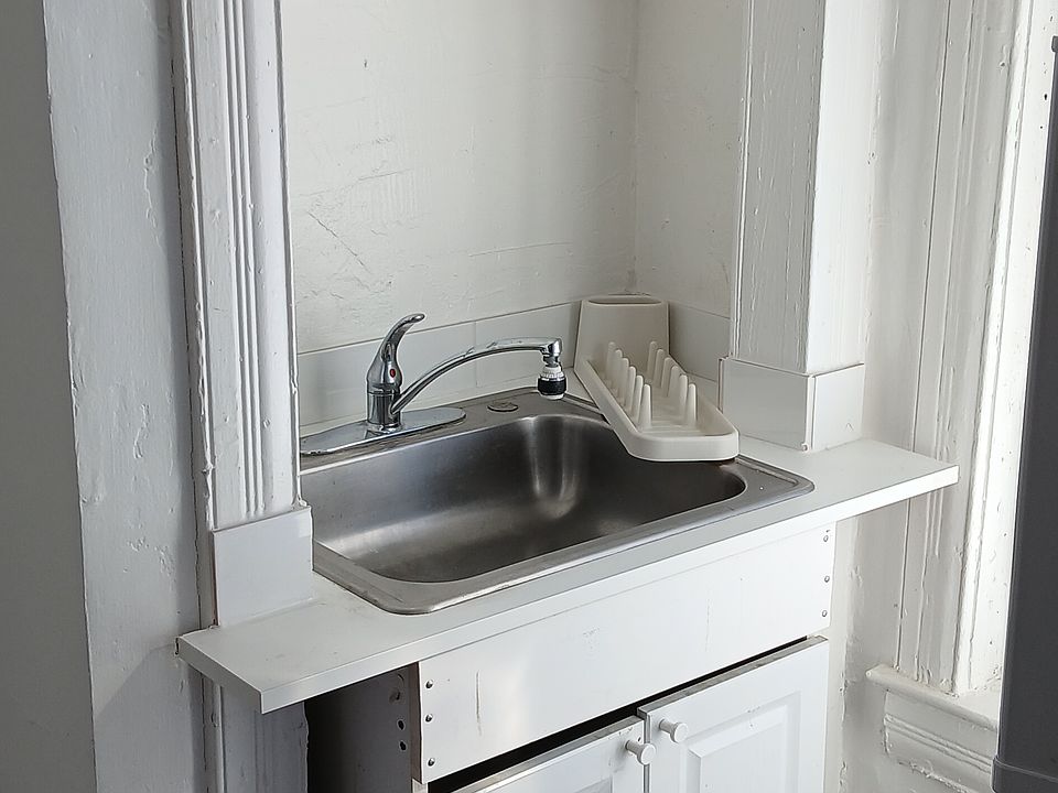 Sink in kitchenette