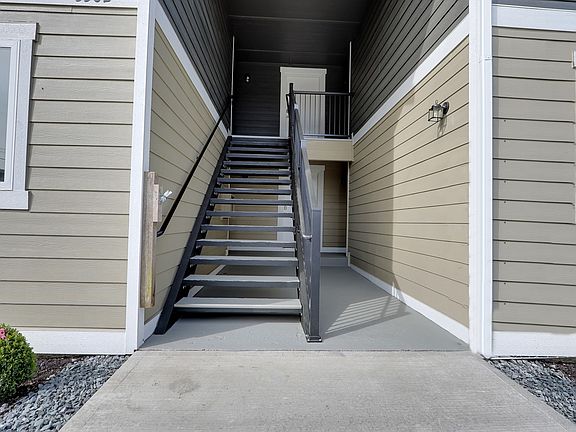 Staircase for upstairs units