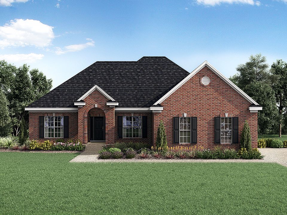 Elevation A - with side-entry garage