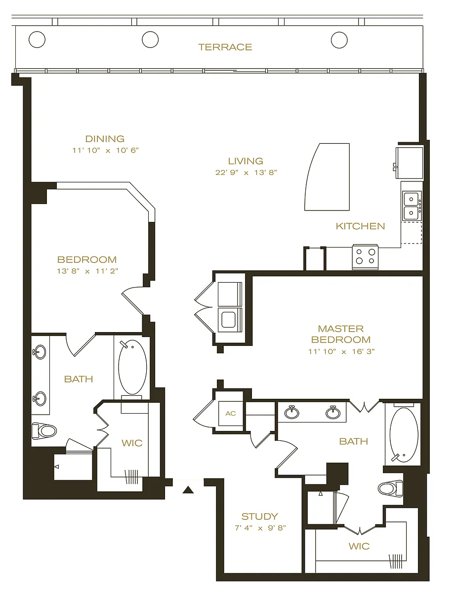 Floor plan PH7