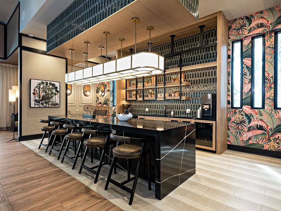 Kitchen with coffee bar