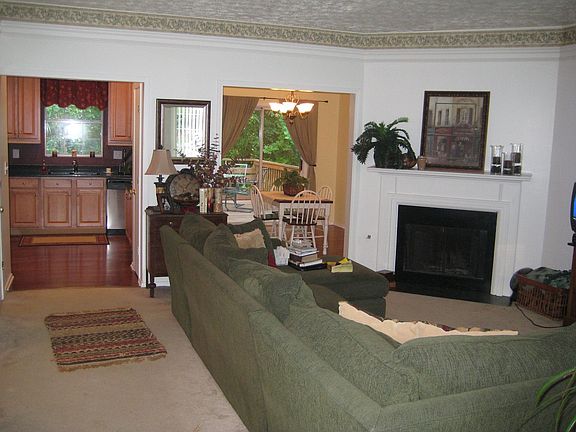 Main level open floorplan