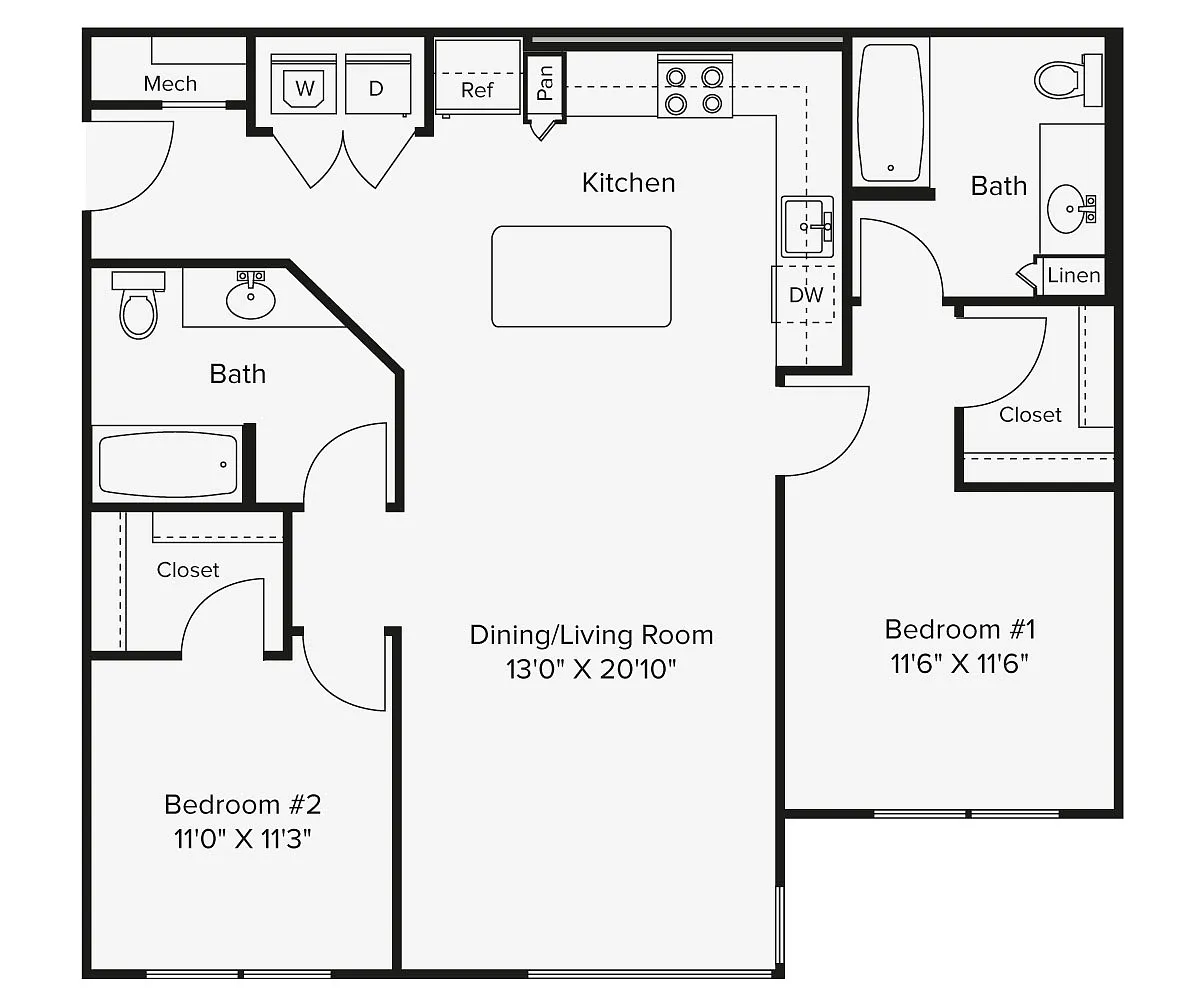 Floor plan B1-1091