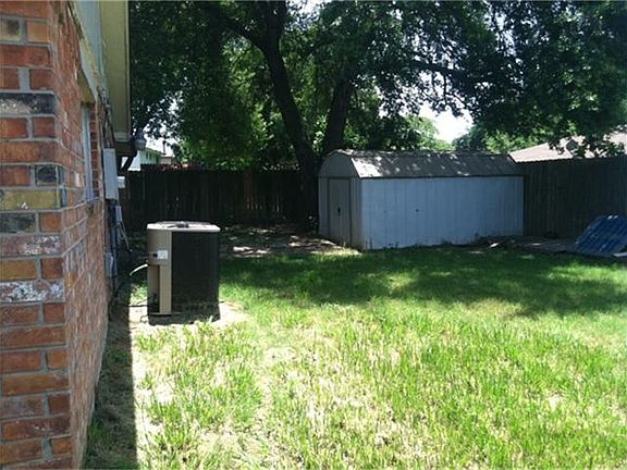 Large back yard