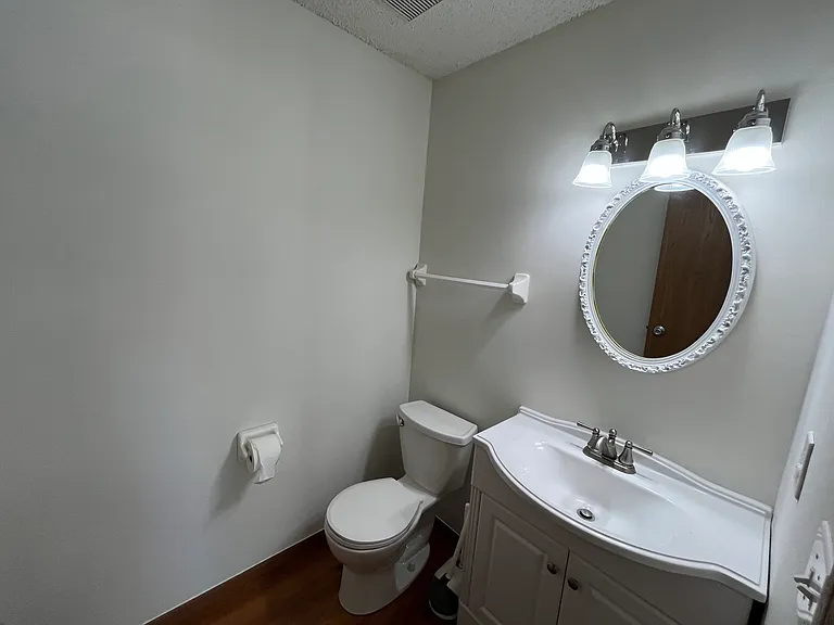 first floor half bath