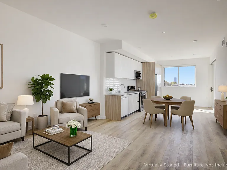 Certain photos may include virtual staging for illustrative purposes only. Furniture and decor shown are not included in the lease. No structural changes, alterations to layout, finishes, fixtures, or views have been made to the unit.