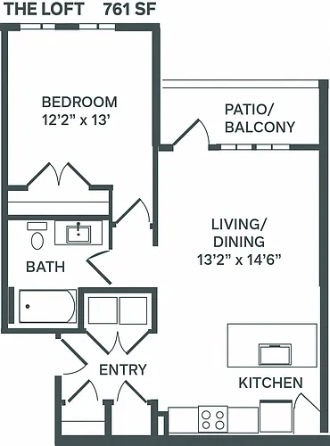 Floor plan Loft A2