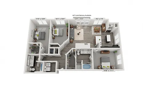 Floor plan Parisian | Standard