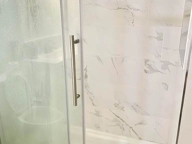 Wonderful new shower.