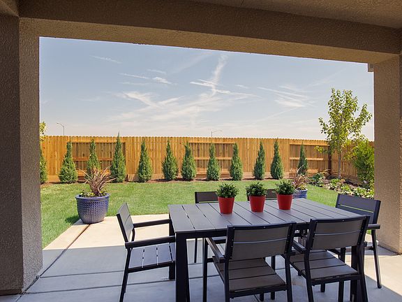 Covered patio for entertaining