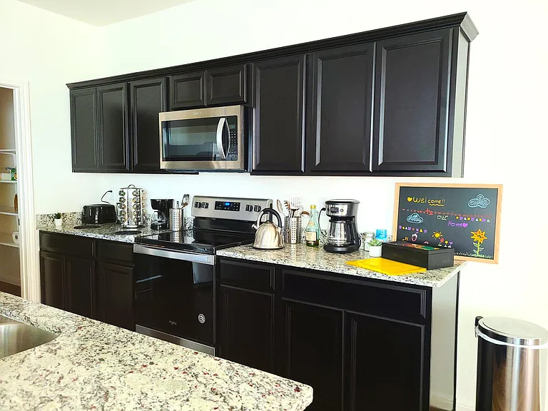 Beautiful kitchen with granite countertops