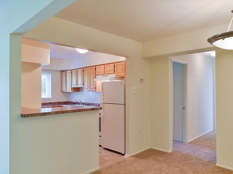Two bedroom kitchen with breakfast bar