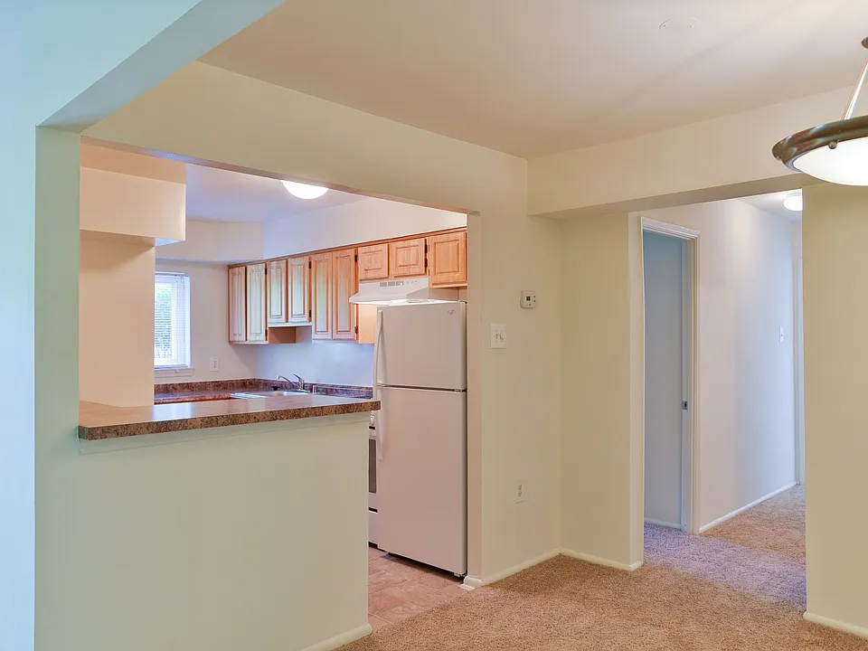Two bedroom kitchen with breakfast bar