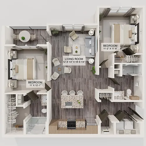Floor plan The Cypress (B1)