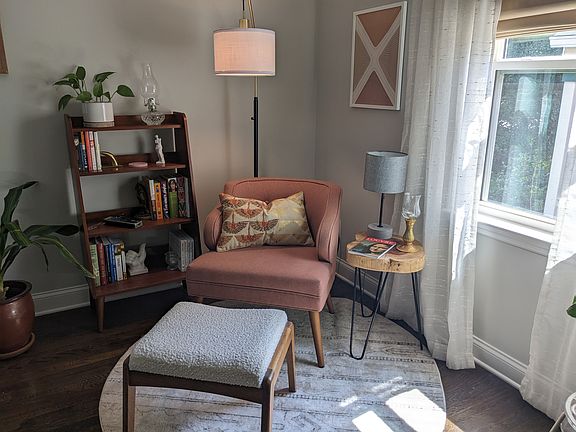 Living room nook for reading or study
