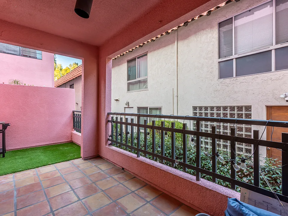 Private patio