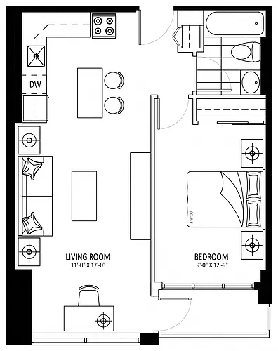 Floor plan The Gladstone