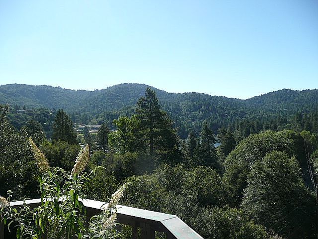 View from rear deck