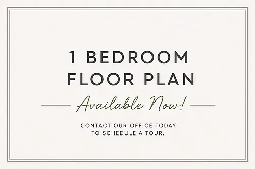 Floor plan 1-Bedroom