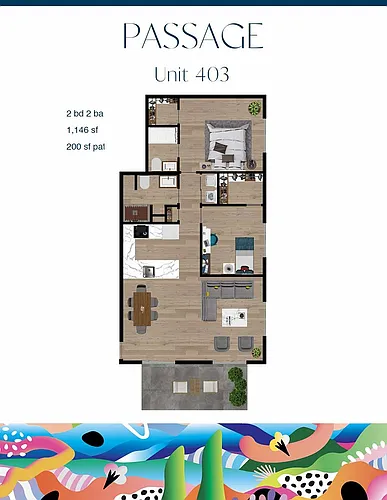 Floor plan 403 - Penthouse
