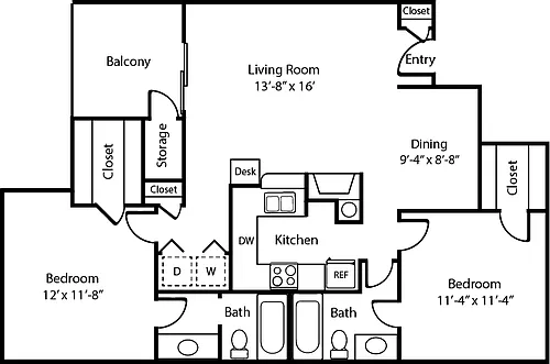 Floor plan PLA - B2