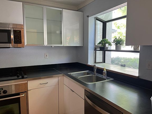 Kitchen with view of the community.