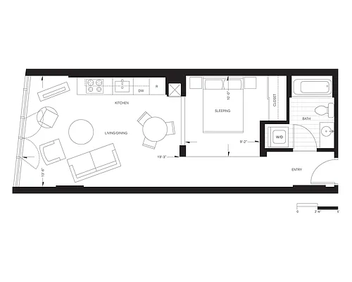 Floor plan Studio - C