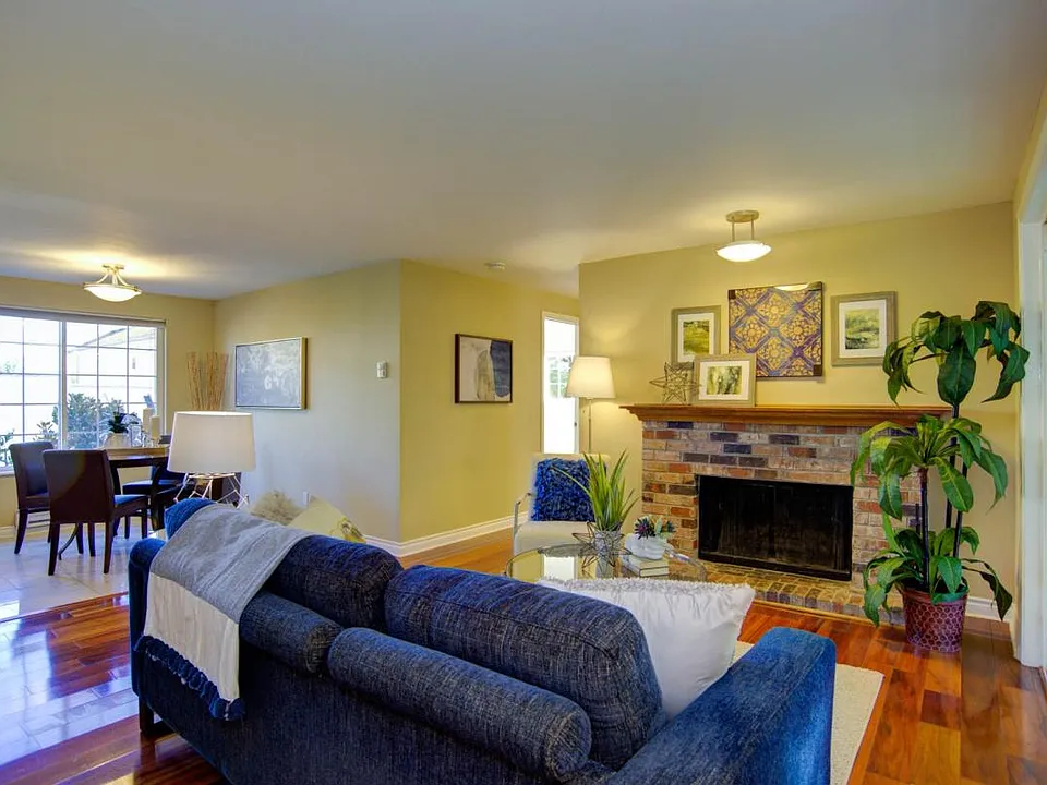 Bright, beautiful open layout for home living in a condo.