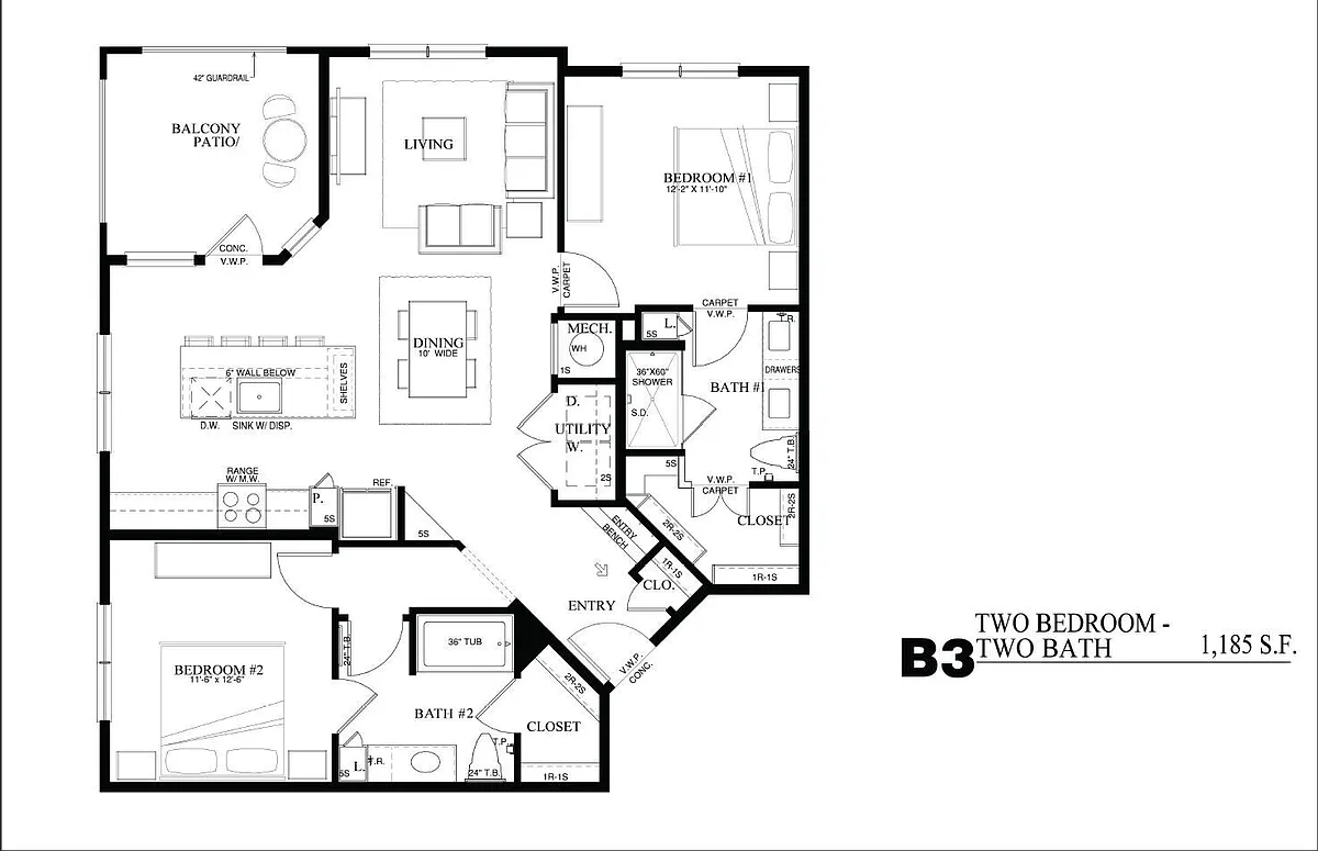 Floor plan B3