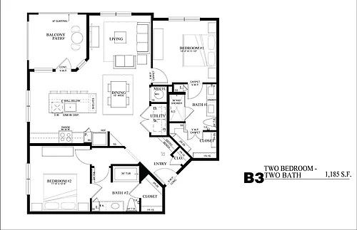 Floor plan B3