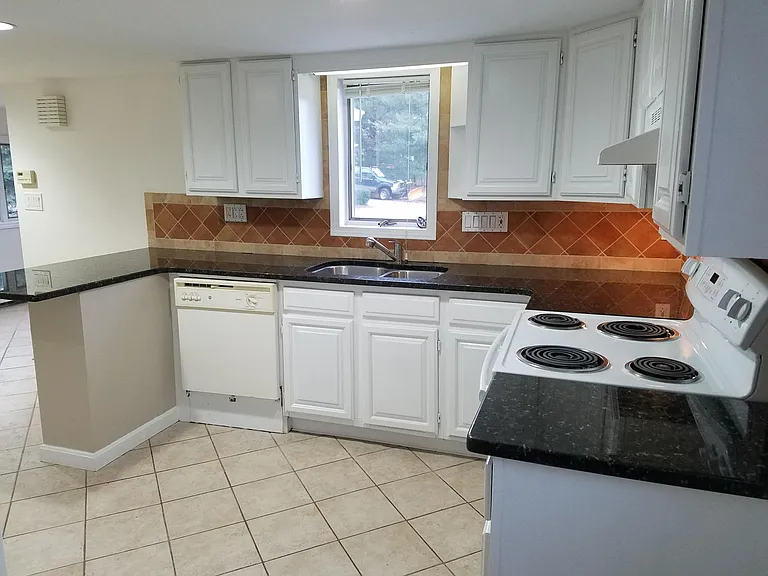 Kitchen with granite counters