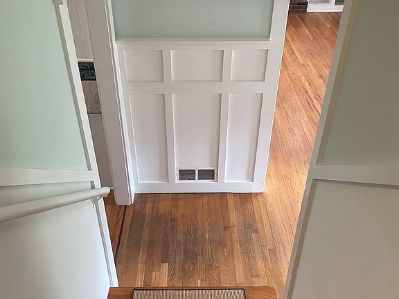 Stairway between first and second floor