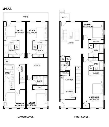 Floor plan Upper Floor Private Bath