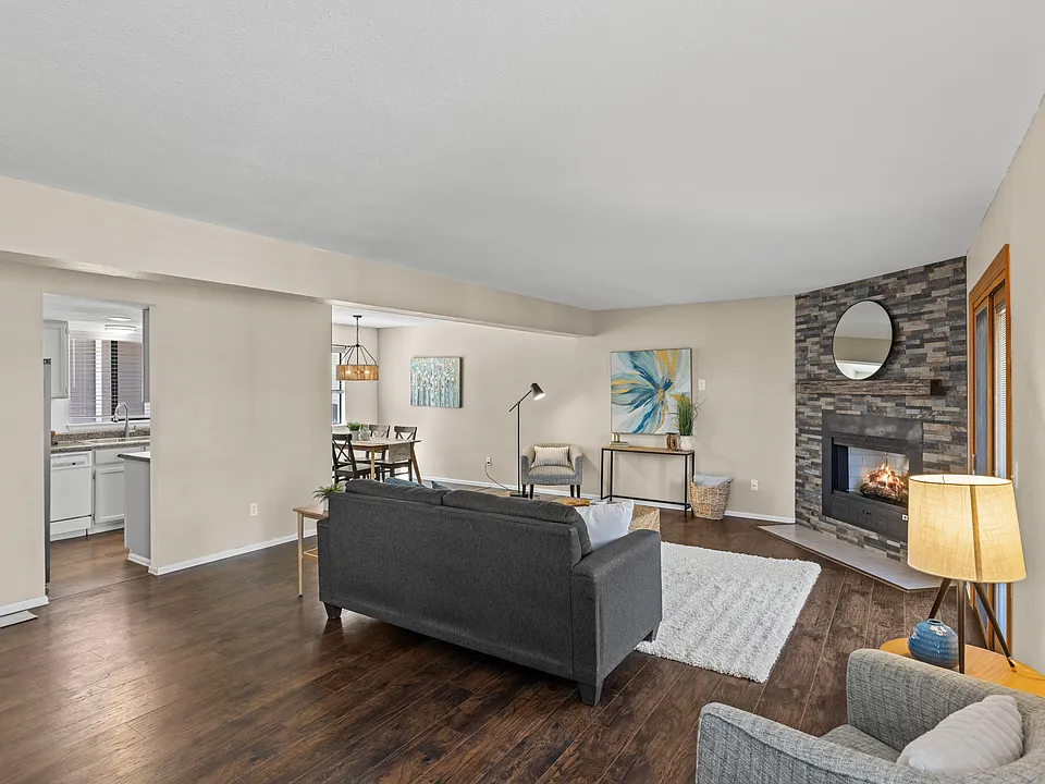Multiple seating areas make this home ideal for relaxing or entertaining.