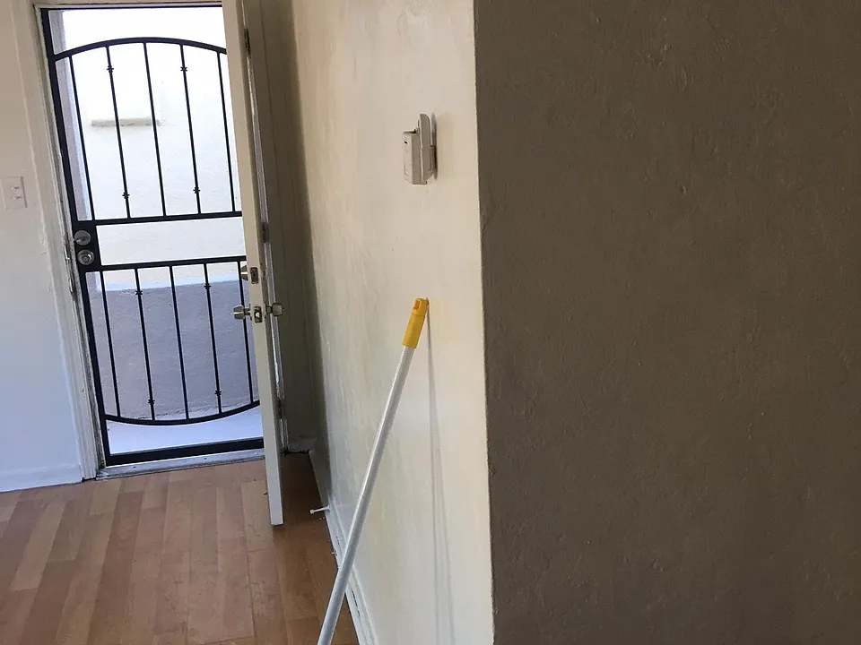 Front door and security door