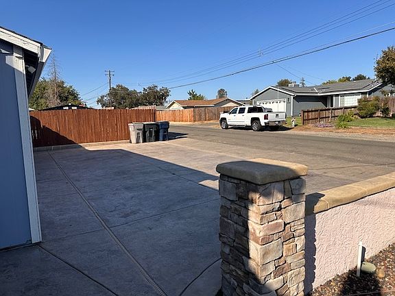 From the front door-view of driveway