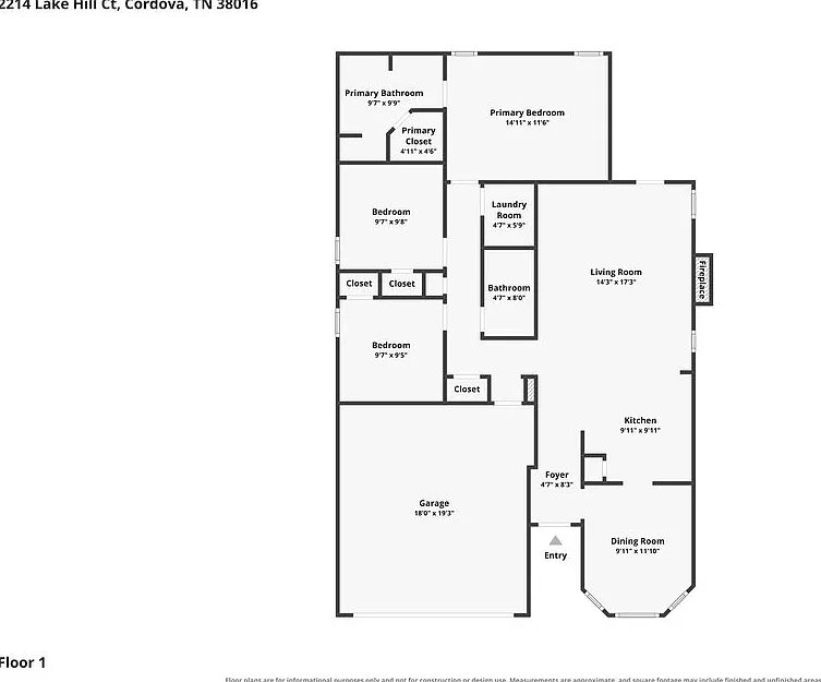 3 bed, 2.0 bath, 1418 sqft, $1,825 — Photo 2