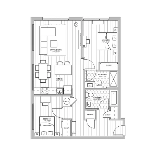 Floor plan B1