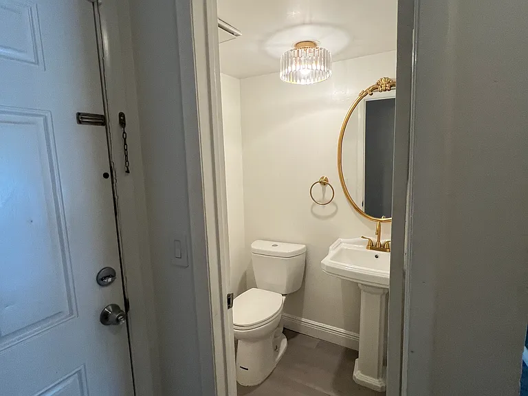 half bath downstairs