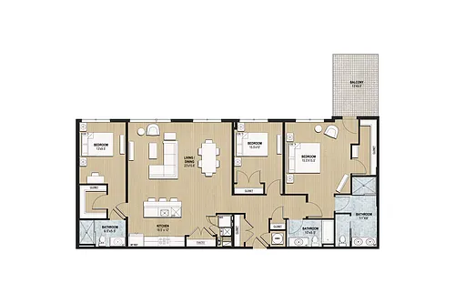 Floor plan Penthouse 606