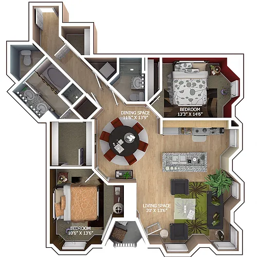Floor plan C3