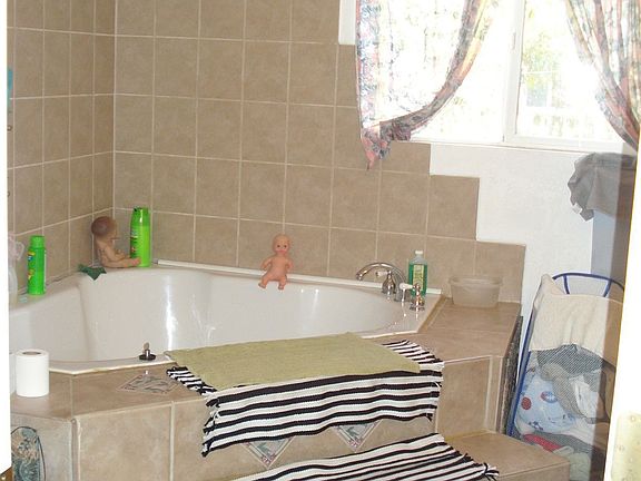 spa in master bathroom