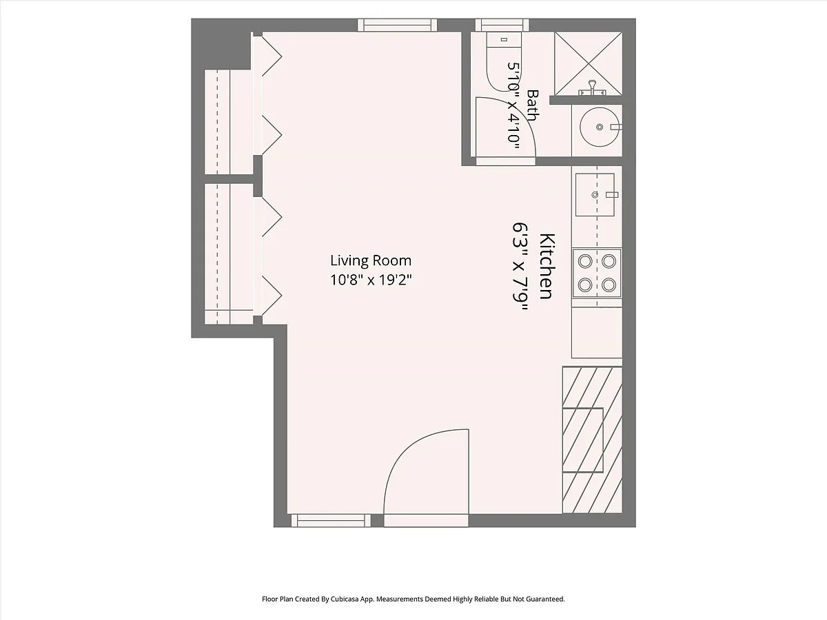 Floor plan Studio