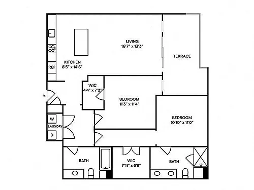 Floor plan B7
