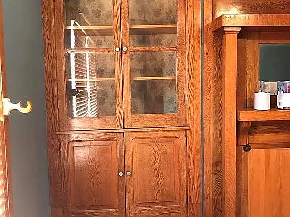 Dining room built in cabinet